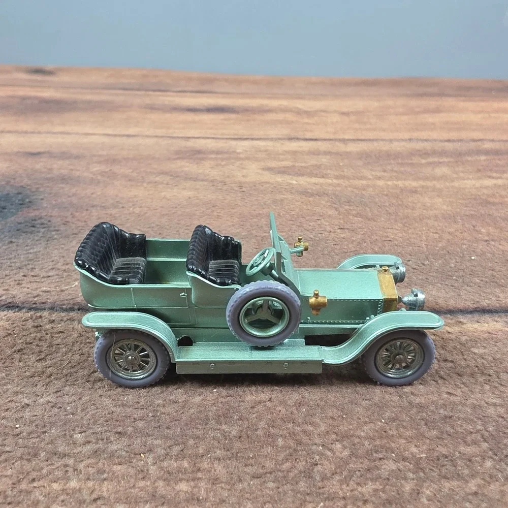 Matchbox Rolls Royce Silver Ghost Toy Car Green Good Y-15 Models of Yesteryear